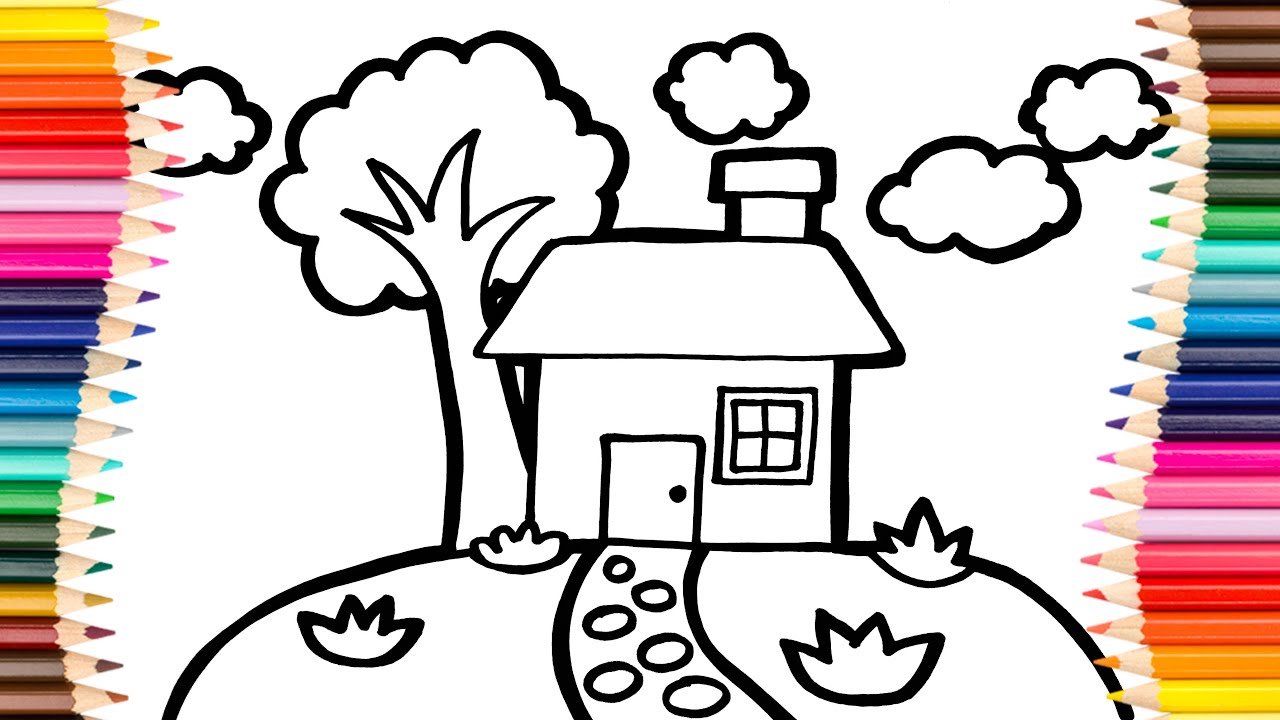 How To Draw A House Easy