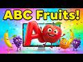 ABC Fruits Learn Alphabet with Fruits  3D Animation for Kids