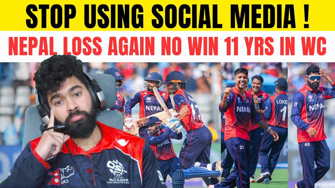 NEPAL LOSS ( NO WIN IN WC 11 YEARS ) - STOP USING SOCIAL MEDIA ?