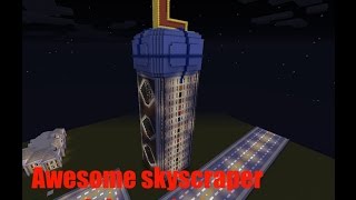 Minecraft awesome skyscraper tutorial part 1