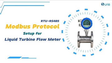 How to Configure Modbus RTU on Your Liquid Turbine Flow Meter? RS485 | Quick Setup