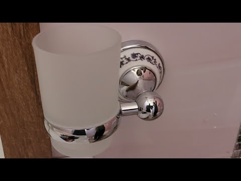 How to Install a Toothbrush Holder Beside Basin/Toothbrush Holder Fittings/Tumbler Holder