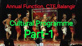CTE  Balangir//Annual Function// Cultural dance //Folk dance performance