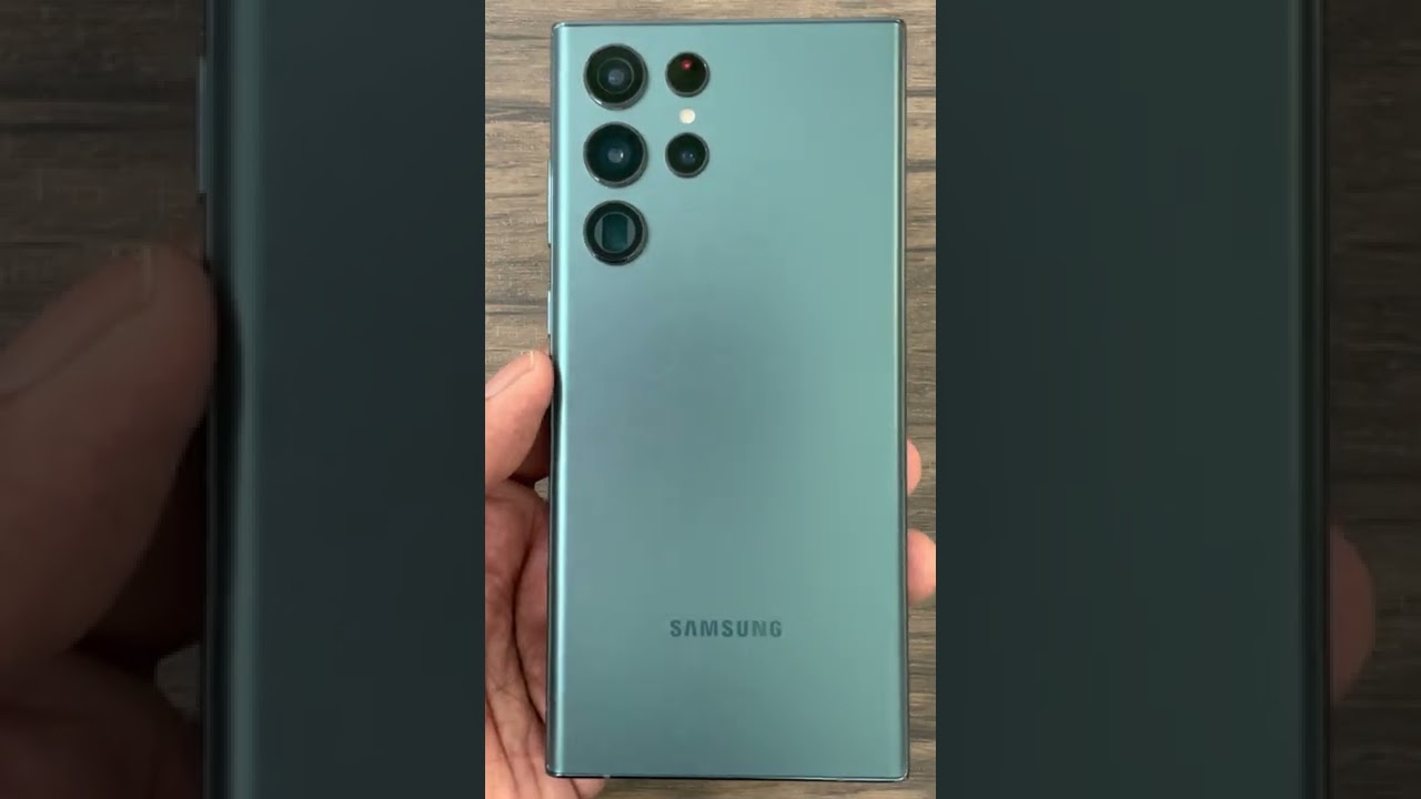 Galaxy S22 Ultra Unboxing | Green Color | SOO BEAUTIFUL!! #Shorts