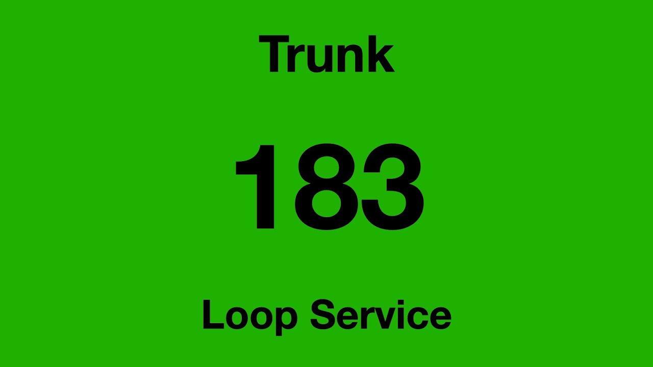 Bus Service 183 Bus Service 183