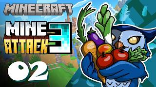 Mein eigenes Erdloch ❤️ - #02 - Minecraft - Mine Attack 3 - deutsch