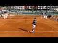 Lorenzo Musetti vs David Quayle Tennis Practice