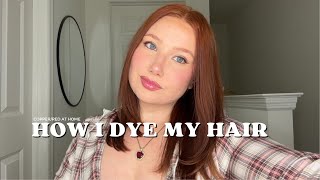 How I Dye My Hair Copper/Red At Home