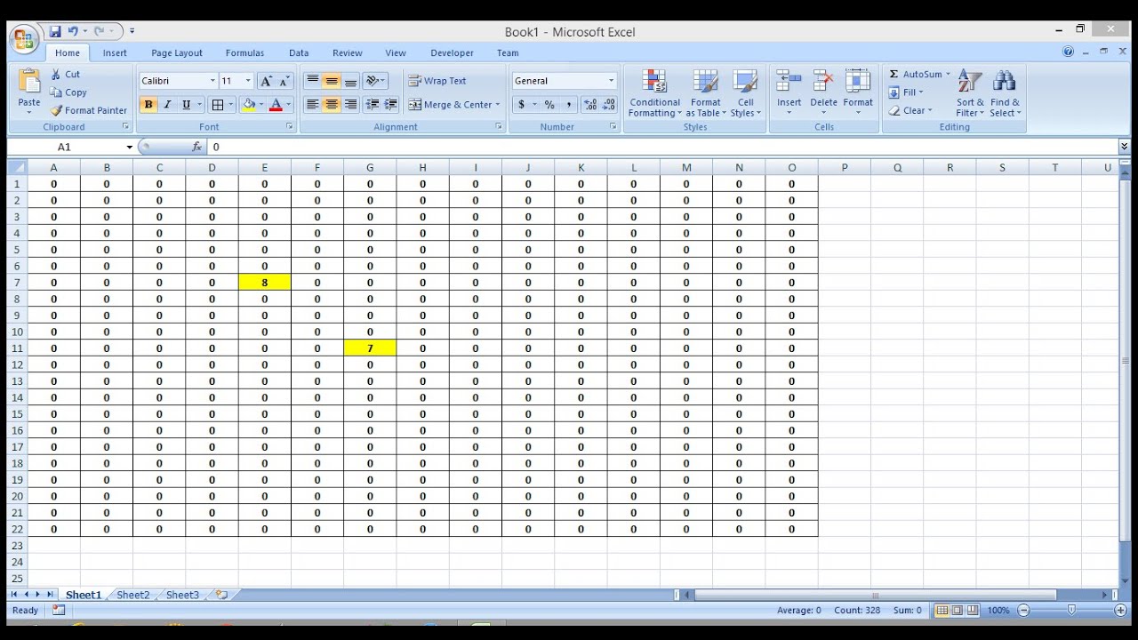 set blanks to zero excel for mac