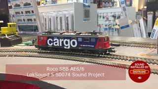 Roco Swiss AE6/6 HO Scale DCC Sound fitted Digitrains