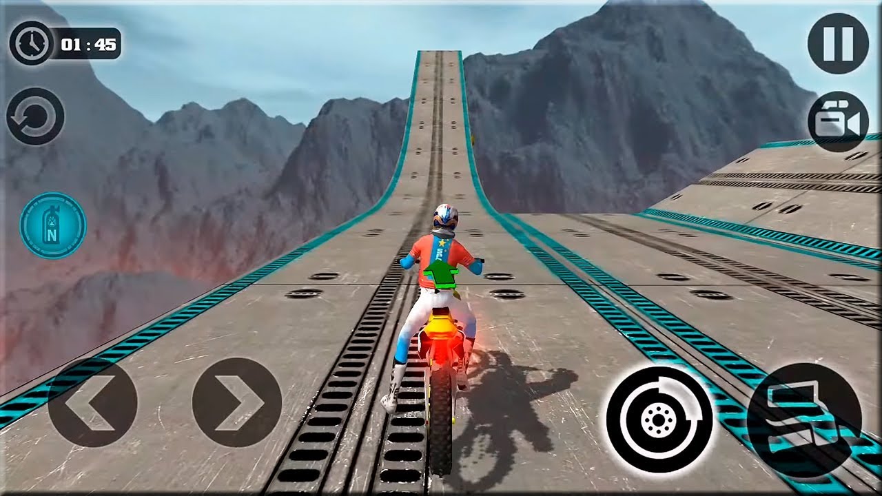 Impossible Motor Bike Tracks 3d Dirt Motor Cycle Racer Game Bike Games For Android YouTube