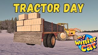 Tractor Jobs, Wrong Turns, and 8 Boxes of Parts | My Winter Car screenshot 1