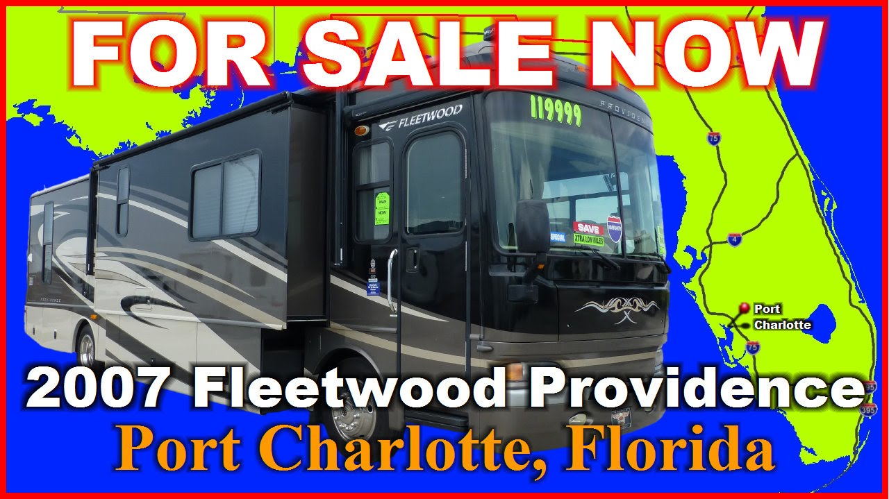 2007 Fleetwood Providence 39S Used Class A Diesel Motorhome, Florida