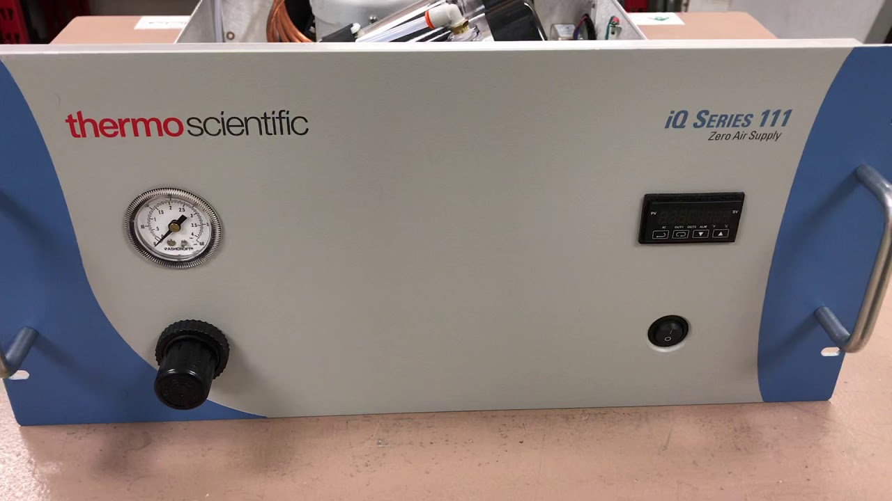 Thermo Scientific Model 111 iQ Zero Air Generator YouTube