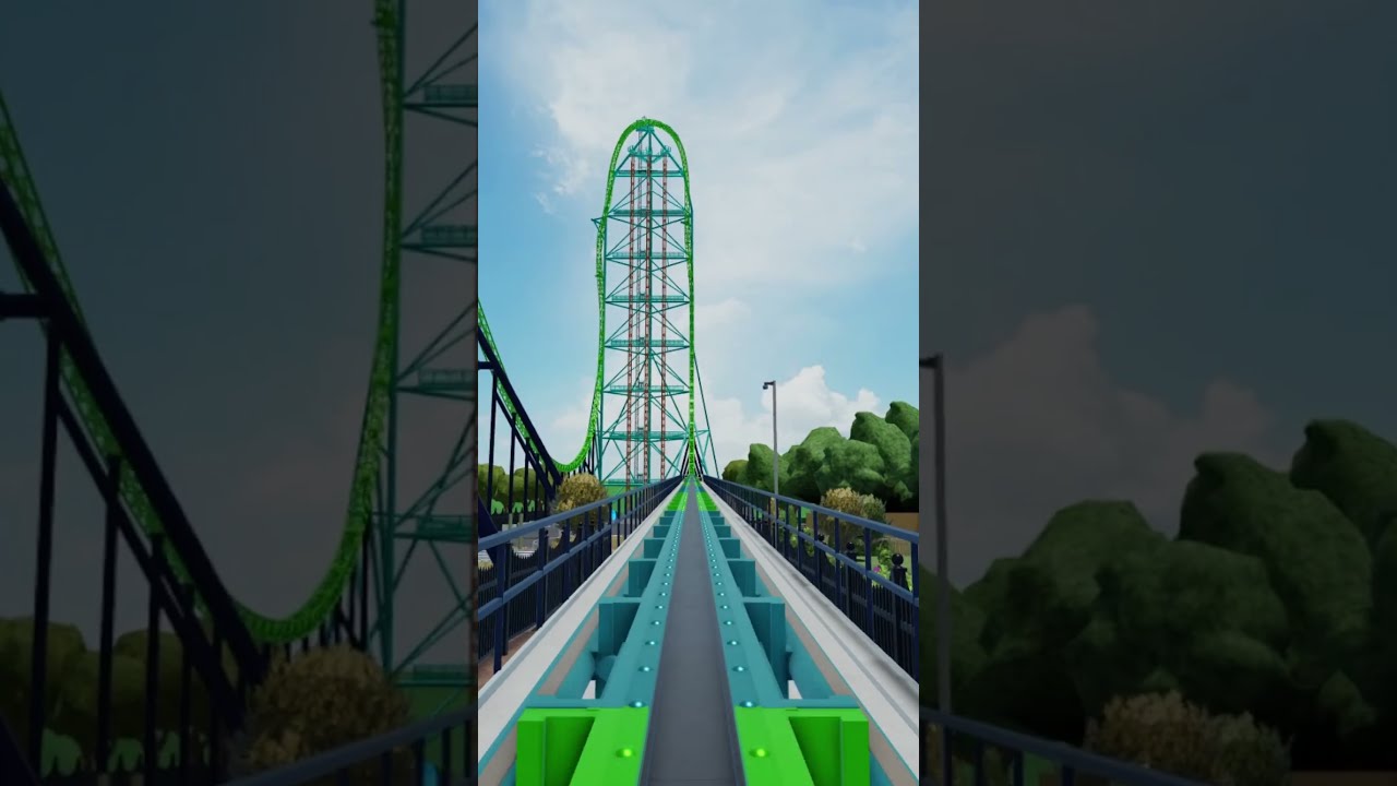  INSANE Kingda Ka Recreation In Theme Park Tycoon 2 Roblox Rollercoaster Shorts