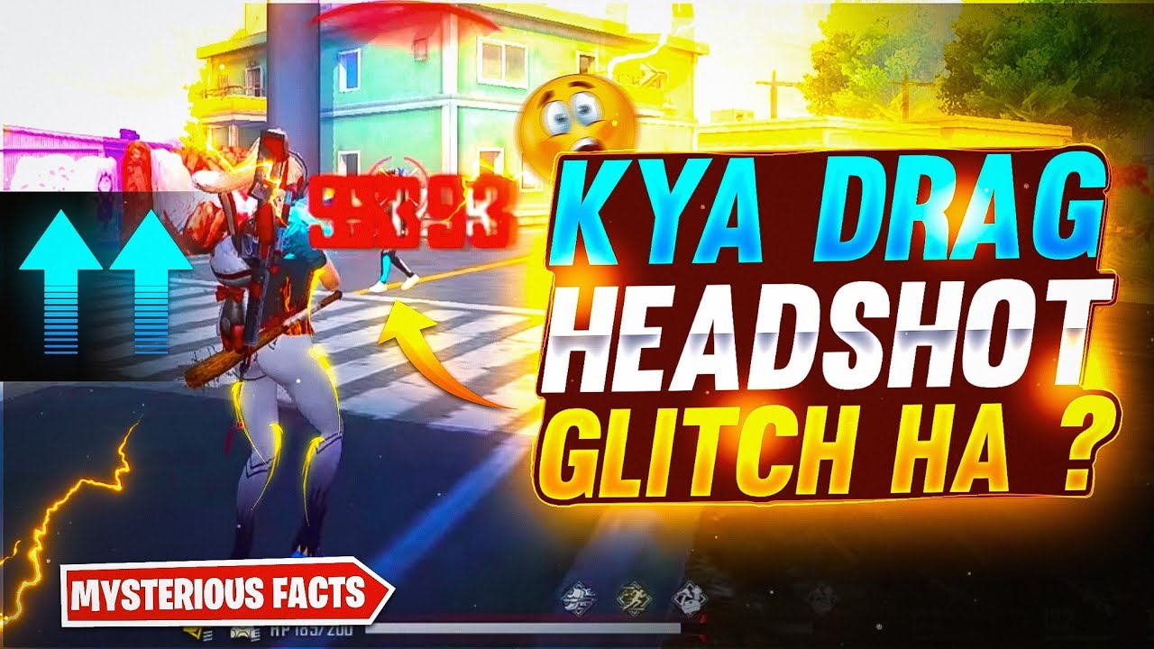 KYA DRAG HEADSHOT GLITCH HA 😱 Mysterious Facts - Garena Free Fire