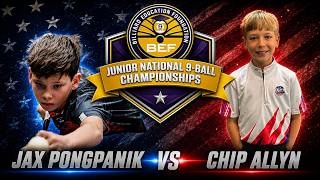 Jax Pongpanik vs Chip Allyn | USA CUE SPORTS NATIONALS U13 BOYS 9-BALL