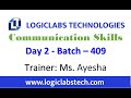 Communication Skills (Day 2) (Batch - 409)