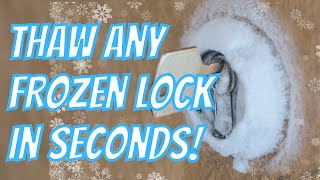 HACK TO THAW ANY LOCK IN SECONDS! by KERF How To 188 views 1 year ago 4 minutes, 31 seconds