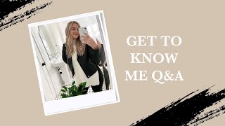 FIRST YOUTUBE VIDEO | GET TO KNOW ME Q\&A