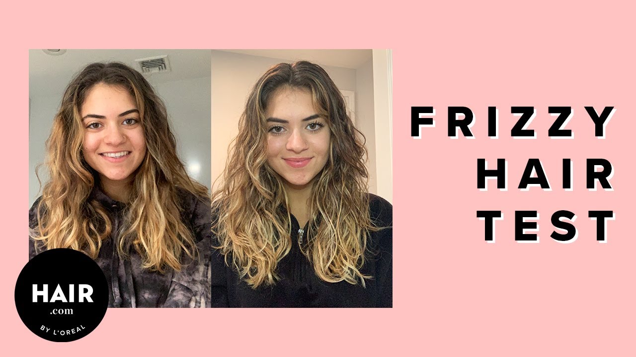 Frizzy Hair Test By L'Oreal YouTube