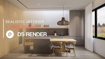 Realistic Interior Render with D5 Render | Pantry 228 | Downloadable Project File Included