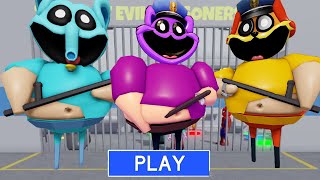 All Poppy Playtime Games In Barrys Prison Run Roblox Bubba Catnap Dogday - All Bosses Full Game