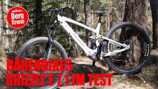 BÄRENBIKES (E-Fully, E-MTB) GRIZZLY E 7.1 im Test