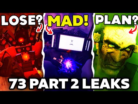 4 New Episode 73 Part 2 Leaks x Exclusive Info! - Skibidi Toilet All Easter Egg Analysis Theory