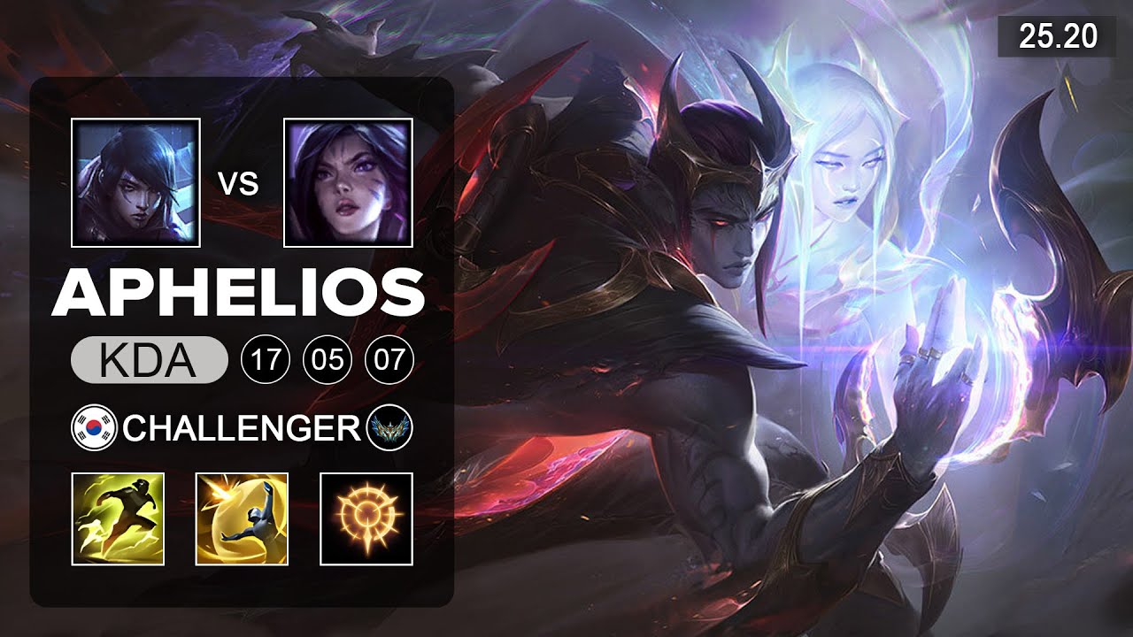 Aphelios vs Kai'Sa ADC - KR Challenger - Patch 25.20 Season 15