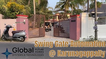 Roller Swing Gate Opener installed at Karunagappally, Kollam | Remote Controlled| 📞9562204964