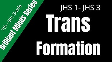 Introduction to Transformation   Part 1