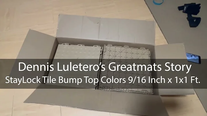 Dennis Luletero's Greatmats Story - Basement Floor Tiles