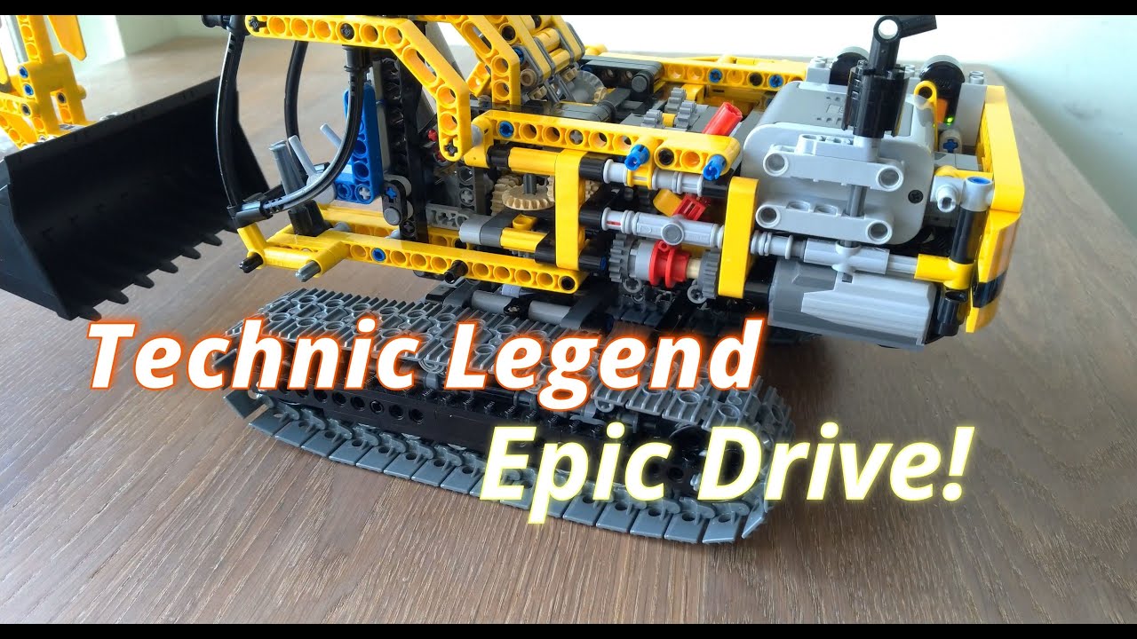 LEGO 8043: The Legendary Excavator's Insane Drive System Revealed