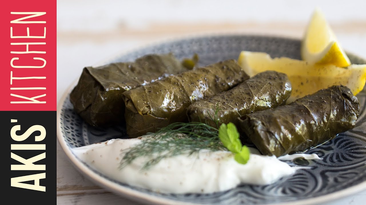 ⁣Greek Dolmades - Stuffed Vine Leaves | Akis Petretzikis