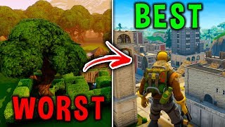 RANKING Every FORTNITE Named Location From WORST To BEST! (Fortnite Battle Royale)