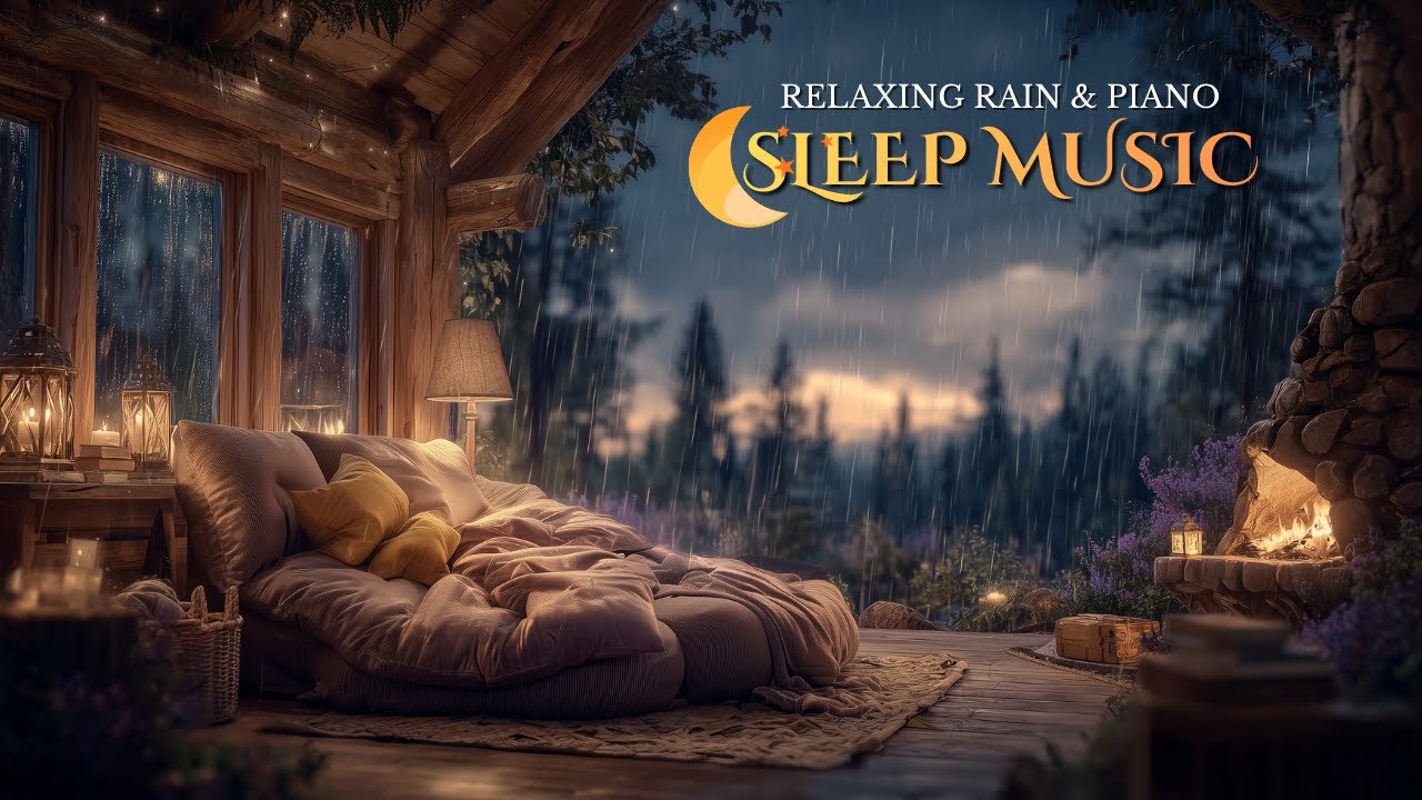 Sleep in Minutes 🌙 Deep Piano and Rain Sounds to Quiet Overthinking ...