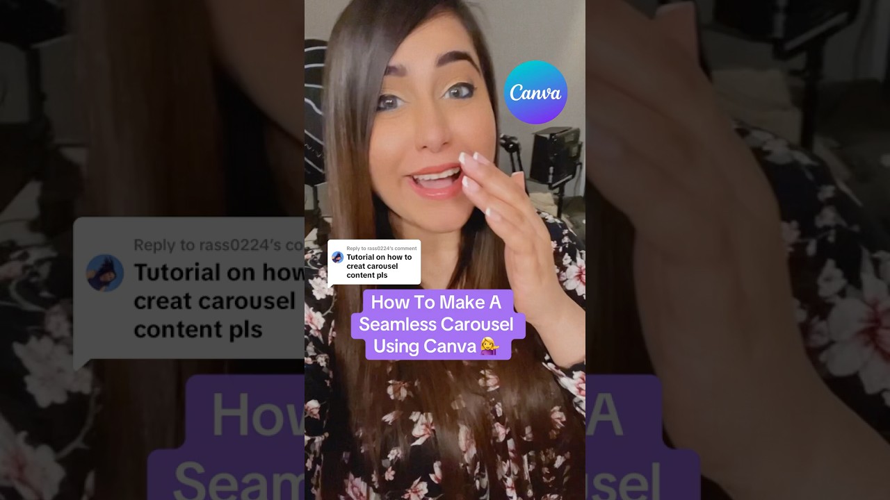Canva Tutorial - How To Make A Seamless Carousel Using Canva!