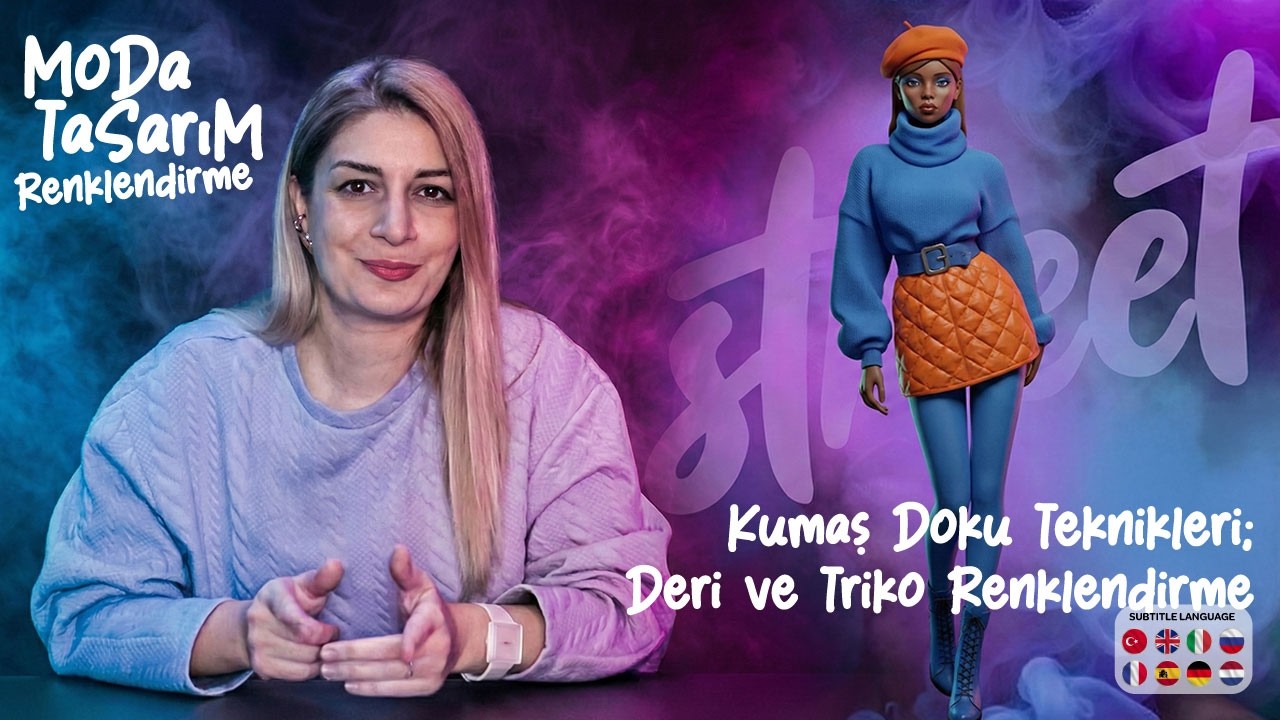 Раскрашивание в дизайне одежды | Техники текстурирования тканей: кожа и трикотаж