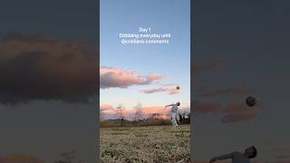 DAY 1 / Dribbling Everyday Until Ronaldo Comments! #challenge #cr7 #dribbling #soccer #football
