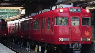 名鉄6000系三河ワンマン車6017f(普通碧南行き) 知立駅発車‼️