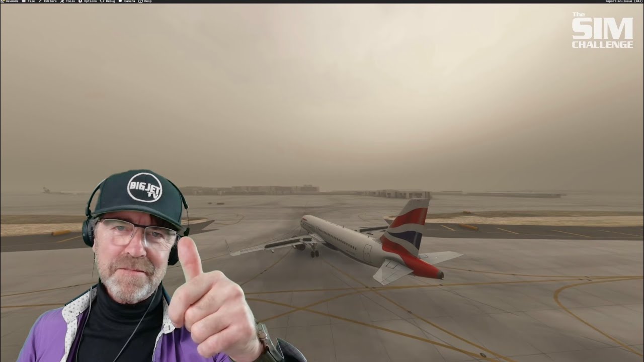 SIM CHALLENGE: DFW ➡️ IAH LOW VIS! NAILED IT!