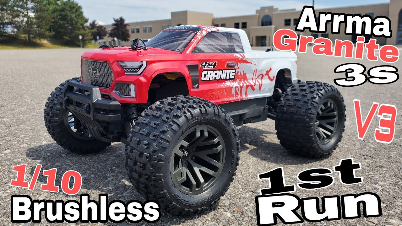 ARRMA RC Truck 1/10 Granite 4X4 V3 3S BLX Brushless Monster Truck