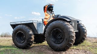 Самодельный минитрактор с ломающейся рамой