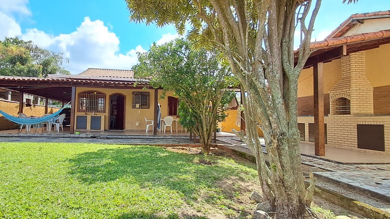 CASA 4 QUARTOS TERRENÃO 450M2 ÁREA GOURMET FINANCIADA P/ CAIXA JACONÉ-SAQUAREMA