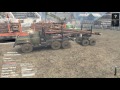 Загрузка лесовоза. Лесовозим SpinTires с мачете