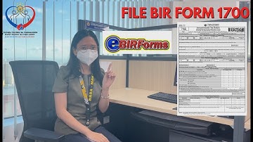 How to File BIR Form 1700 through Ebirforms Facility?