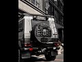 Mercedes-Benz G63 tactical spare tire cover