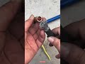Expert techniques for secure wire splicing.#electroshorts #diycraft #DIY
