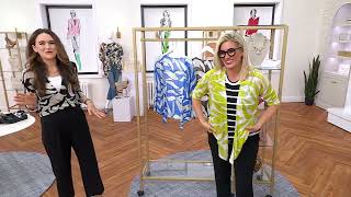 NIC + ZOE Printed 4-Way Cardigan on QVC